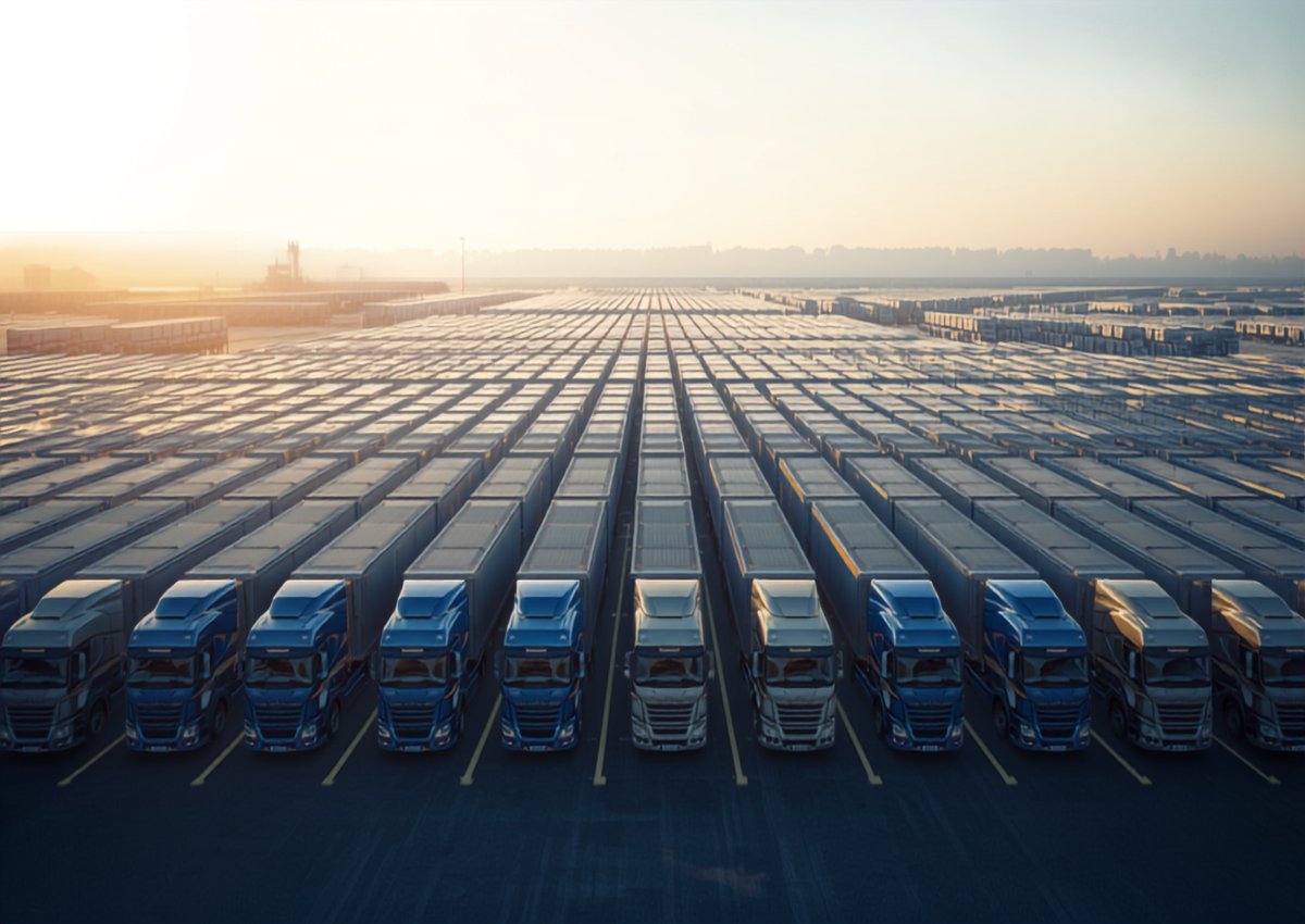 MTLS container truck fleet