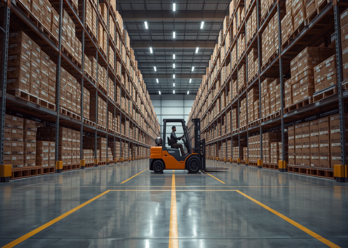 MTLS cross-dock warehouse interior